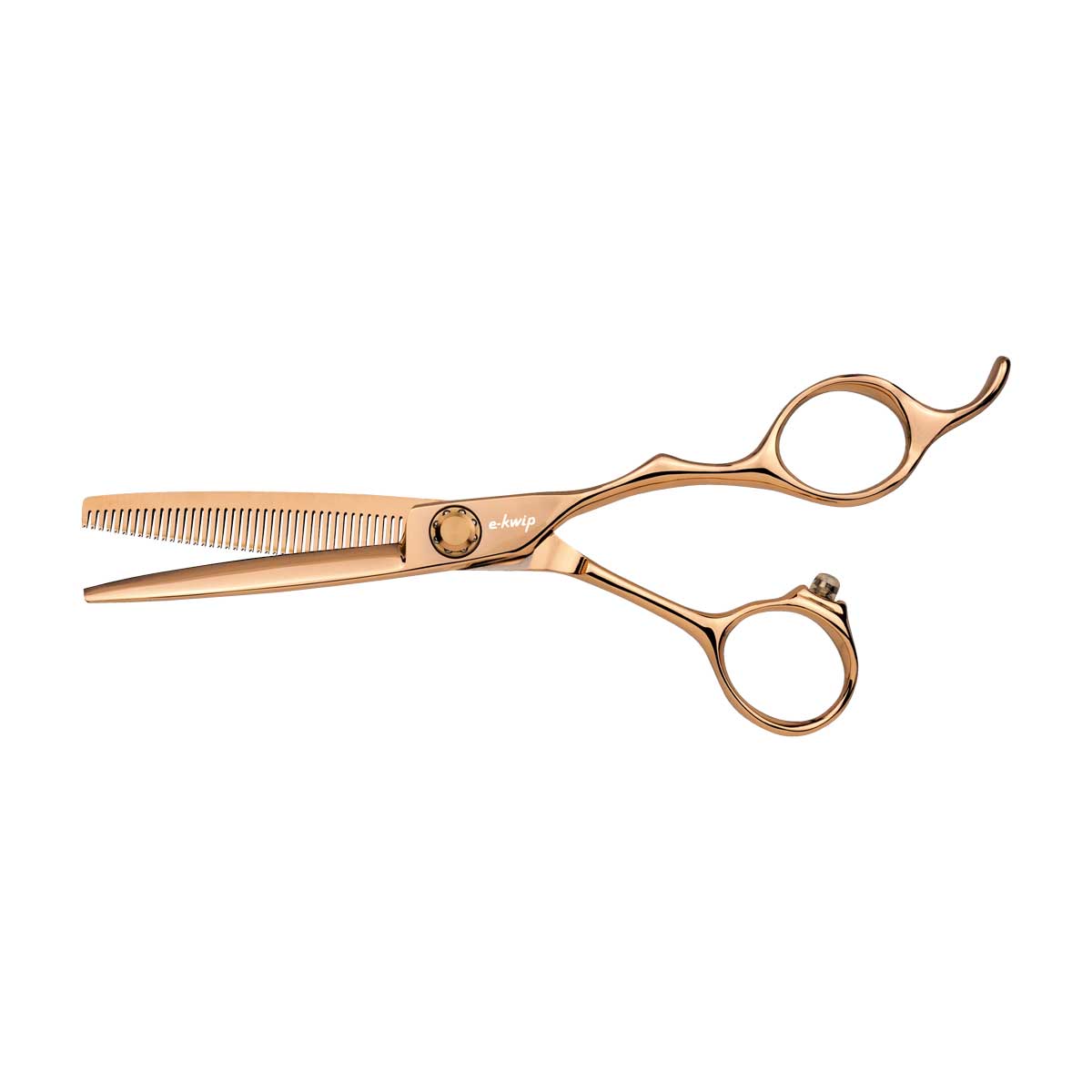 E-Kwip Coupeschaar Kuro Rose Gold 5.5 40T - KOOS • alles voor de kapper - E-kwip - Kappersschaar