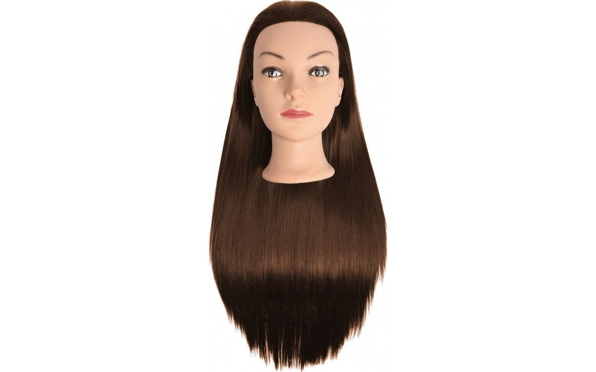 Efalock Oefenhoofd Emotion Lexa Bruin 60cm - KOOS • alles voor de kapper - Efalock - Oefenhoofden