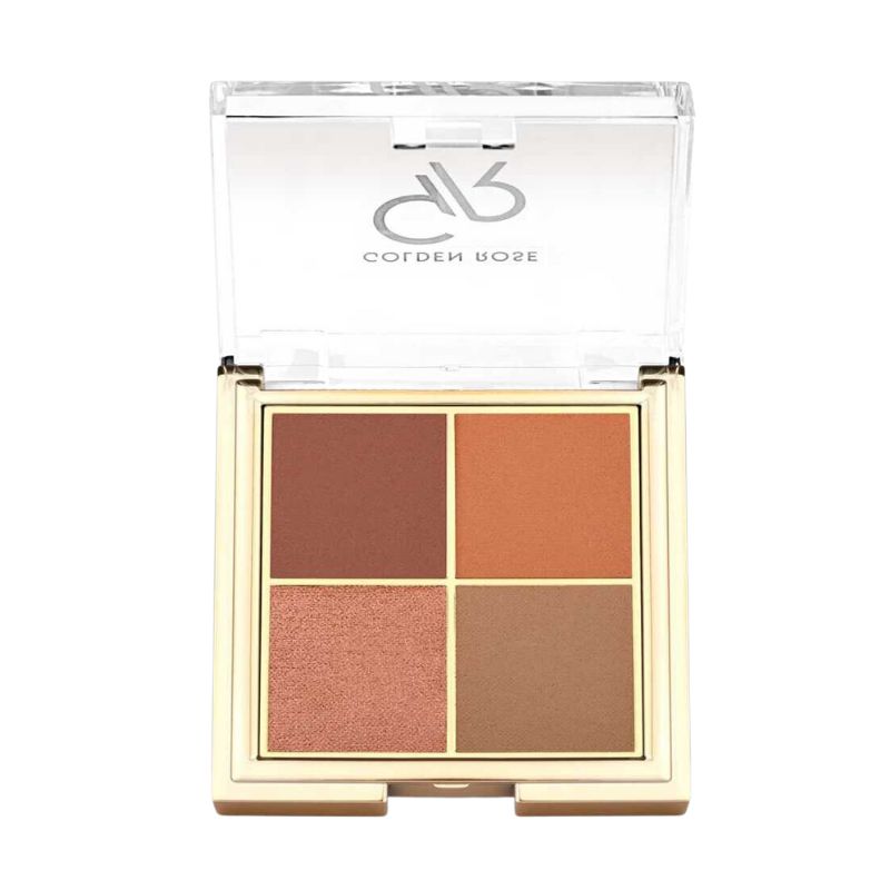 GR Quattro Eyeshadow Palette - KOOS • alles voor de kapper - Golden Rose - Oogschaduw