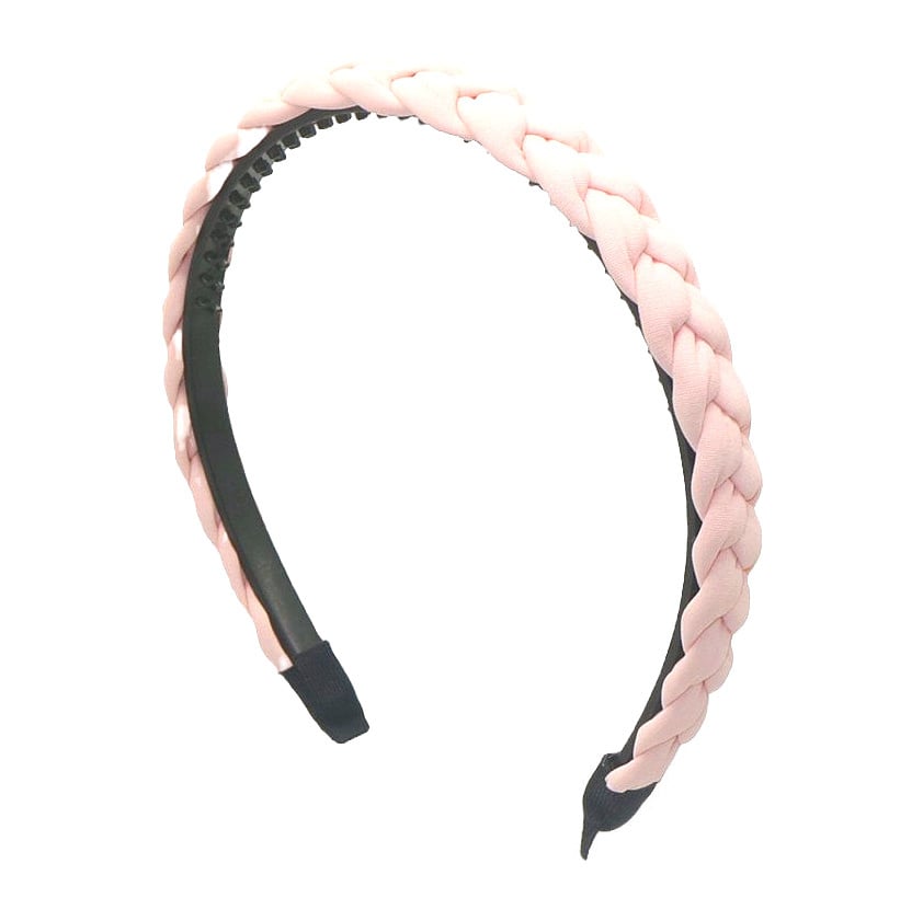 Haarband Braided 1.8cm Pink - KOOS • alles voor de kapper - KOOS - Haarbanden