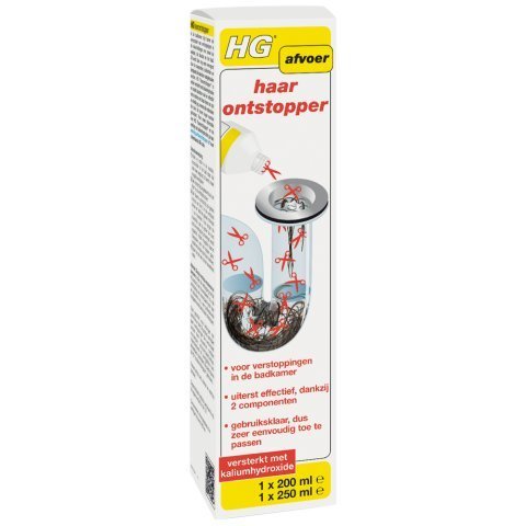HG Haar Ontstopper - gebruiksklaar - KOOS • alles voor de kapper - HG - Hygiene