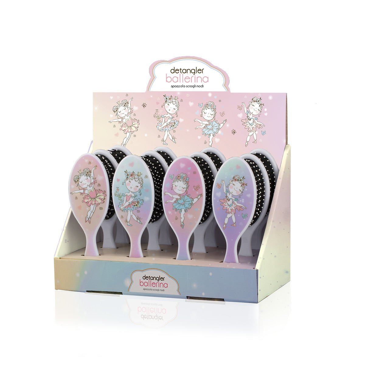 Labor Pro Kids Ontwarborstel Ballerina Display 12st - KOOS • alles voor de kapper - Labor Pro - Ontwarborstels