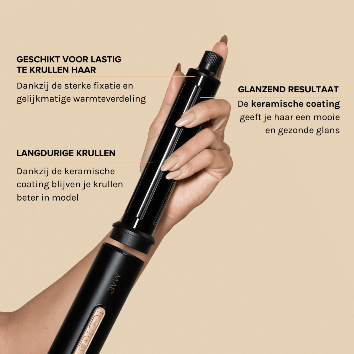 MAE Keramische Airstylers 30mm - KOOS • alles voor de kapper - MAE - Electra accessoires