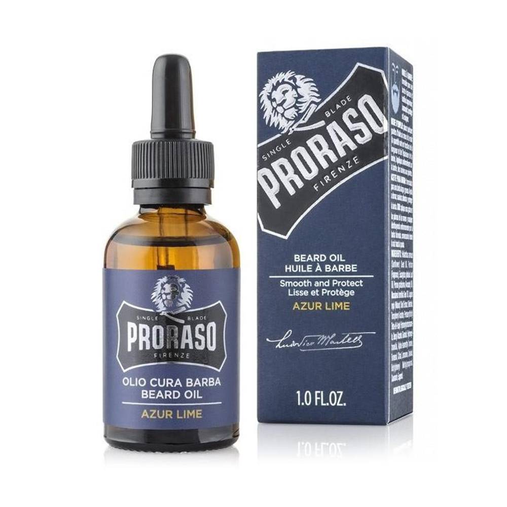 Proraso Beard Oil Azur Lime 30ml - KOOS • alles voor de kapper - Proraso - Baardolie