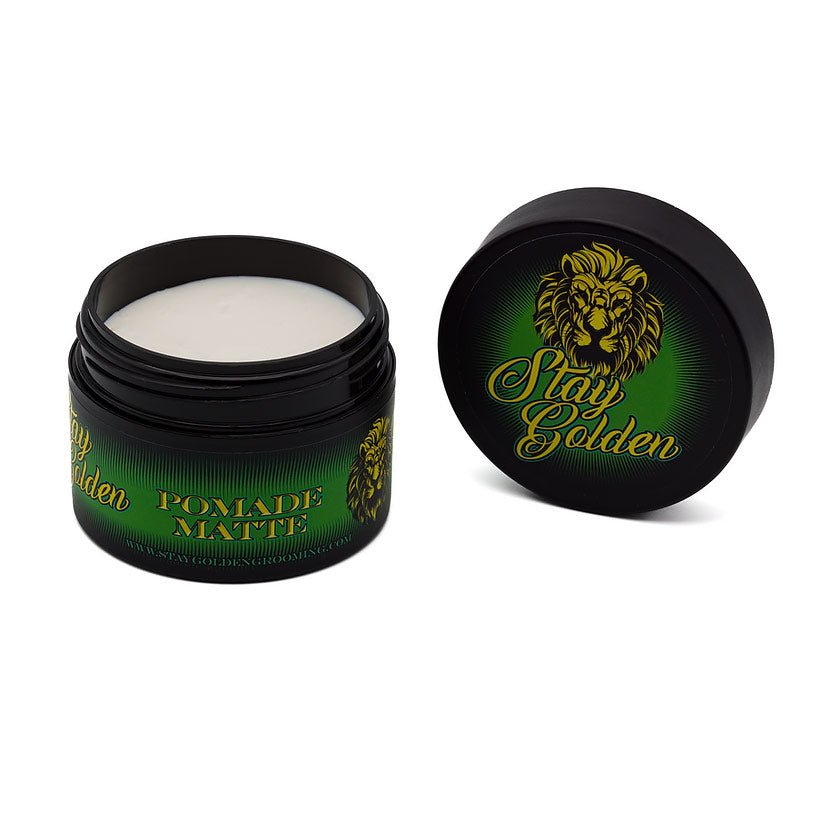 Stay Golden Matte Pomade Groen 120ml - KOOS • alles voor de kapper - Stay Golden - Wax & pomade