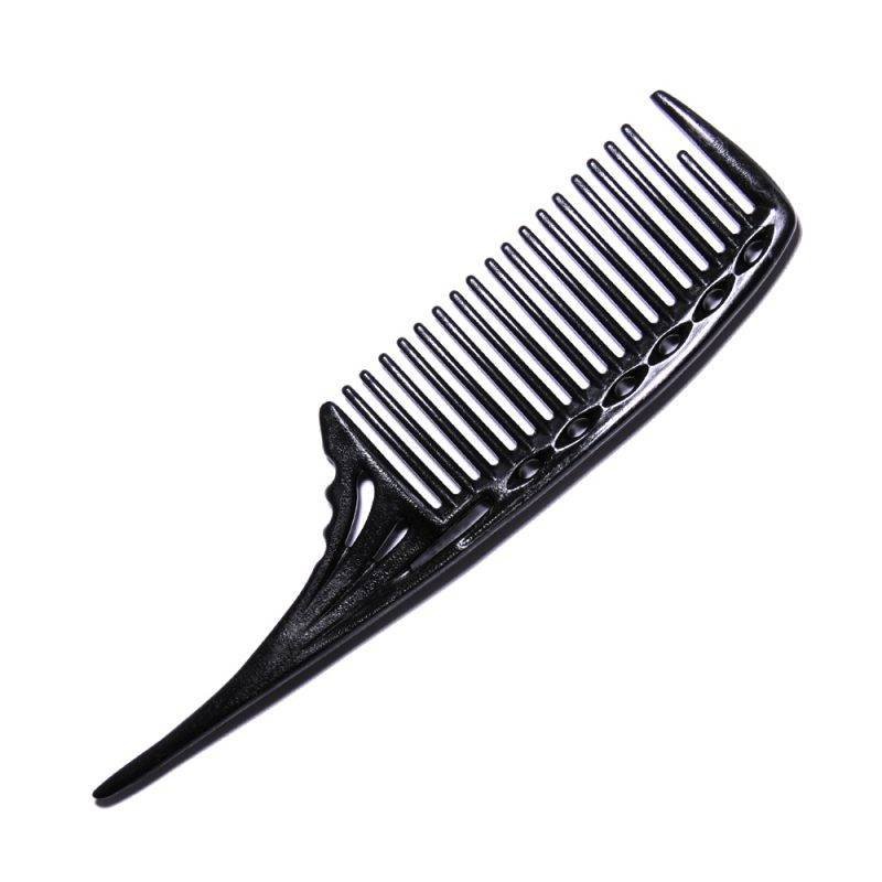 Y.S. Park Handvatkam Lange Grove Tanden 220mm Zwart YS-603 - KOOS • alles voor de kapper - Y.S. Park - Kammen