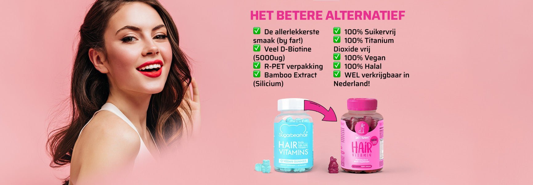 Van Sugar Bear naar SweetBunny haarvitamines! - KOOS • alles voor de kapper