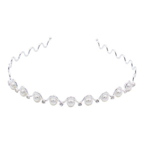 A&A Haarband Mirabella Parel/Zilver - KOOS • alles voor de kapper - KOOS - Haarbanden