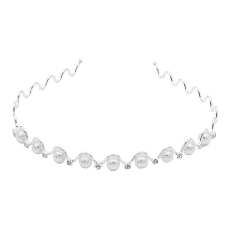 A&A Haarband Mirabella Parel/Zilver - KOOS • alles voor de kapper - KOOS - Haarbanden