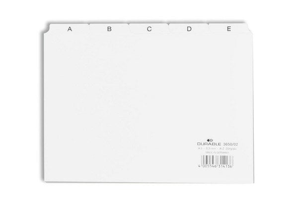 Abc Tabbladen Voor Kaartenbak - KOOS • alles voor de kapper - Efalock - Planners