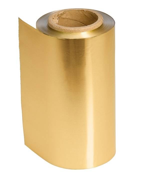 Aluminium Folie 12Cm 480Gr Gold 100Mt 15Mu - KOOS • alles voor de kapper - Sibel - Folies