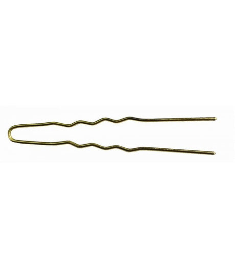 ARI Steekspeld Goud Geribbeld 65 Mm 20St - KOOS • alles voor de kapper - ARI - Schuifjes & spelden
