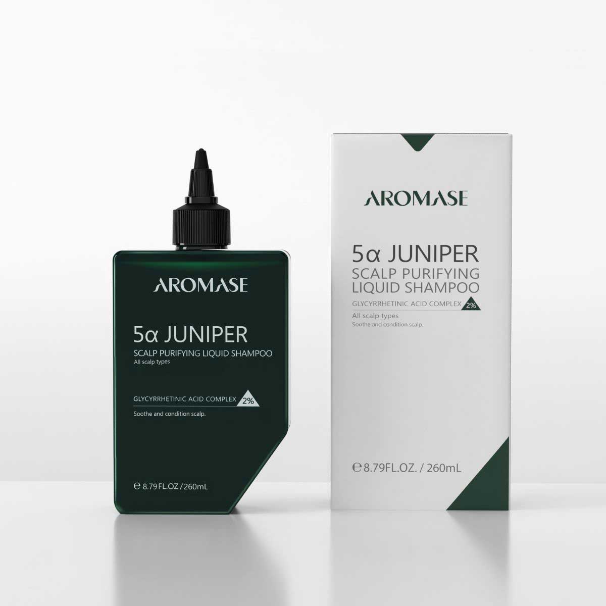 Aromase 5a Juniper Scalp Purifying Liquid Shampoo 260ml - KOOS • alles voor de kapper - Aromase - Hoofdhuidproblemen