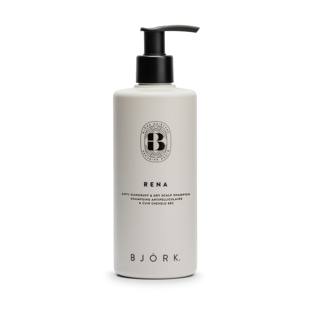 Bjork Rena Anti-Dandruff & Dry Scalp Shampoo 300ml - KOOS • alles voor de kapper - Bjork - Hoofdhuidproblemen