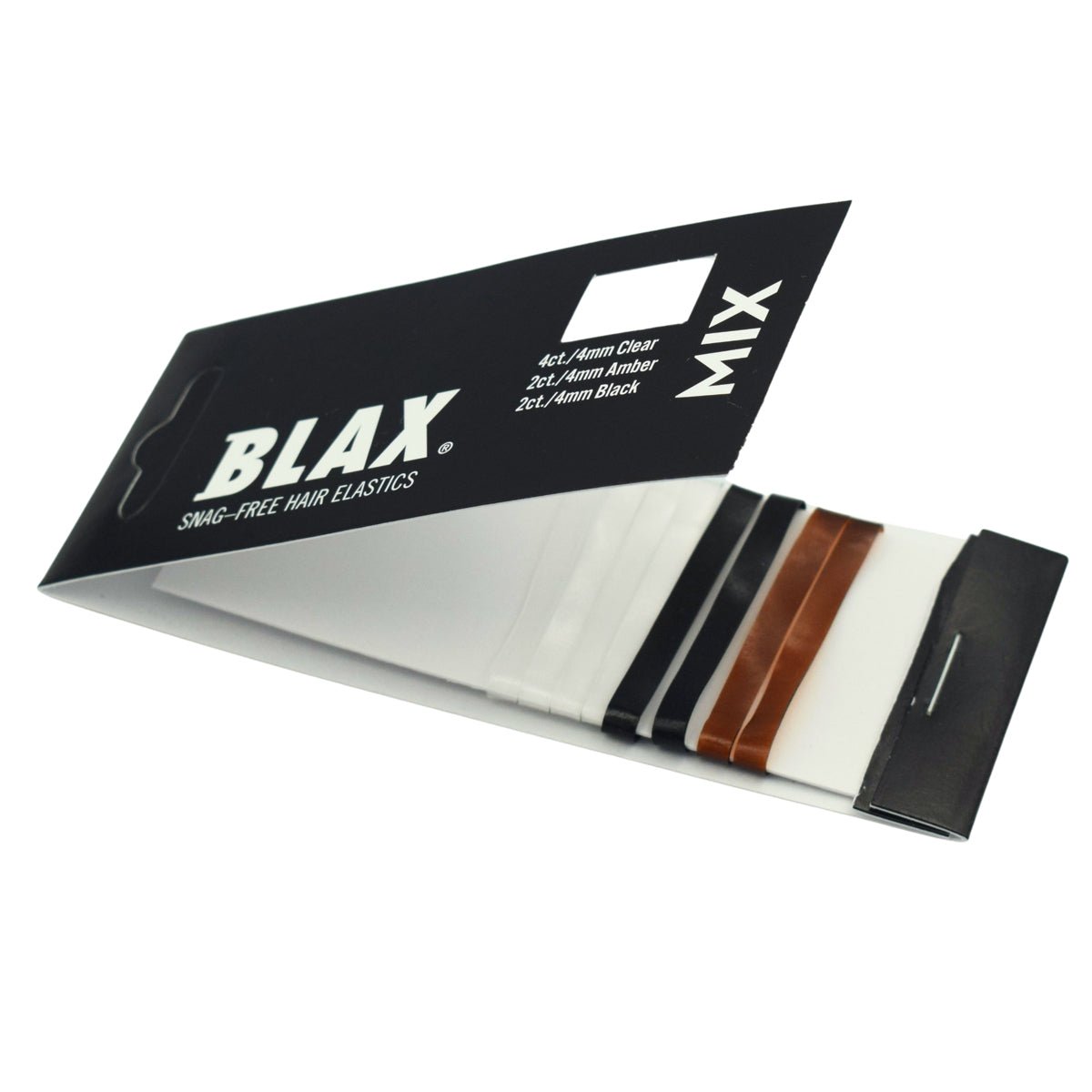 Blax Elastiek 4mm Mix 8st - KOOS • alles voor de kapper - Blax - Elastiekjes