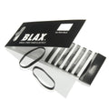 Blax Elastiek 4mm Zwart 8st - KOOS • alles voor de kapper - Blax - Elastiekjes
