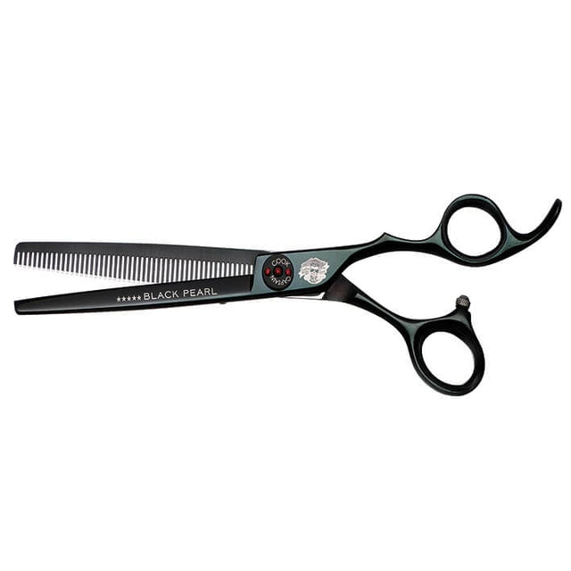 Captain Cook Barber Coupeschaar Black Pearl 7.0 - KOOS • alles voor de kapper - Eurostil - Kappersbenodigdheden