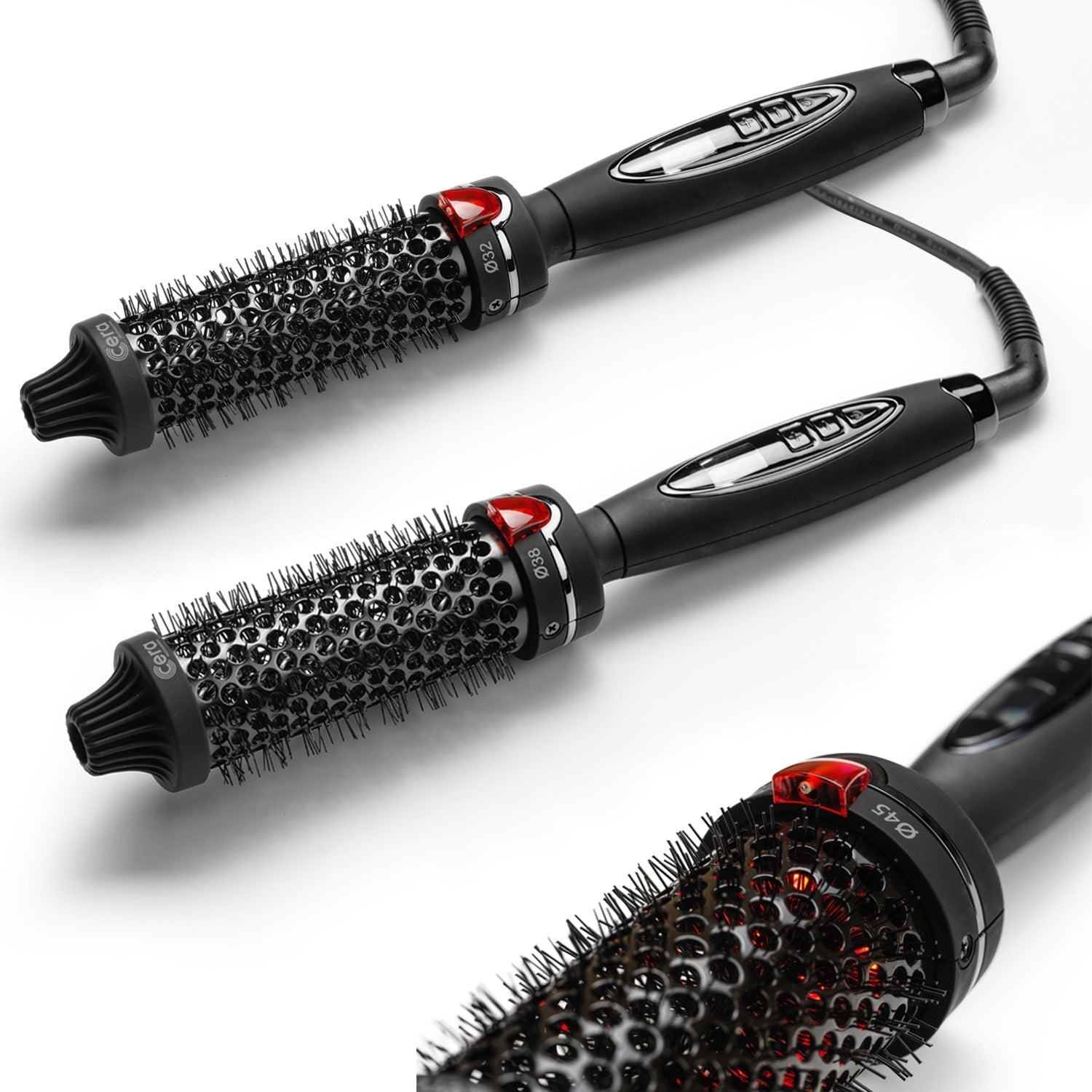 Cera Infrared Hot Styling Brush Krulborstel - KOOS • alles voor de kapper - Cera - Krulborstels