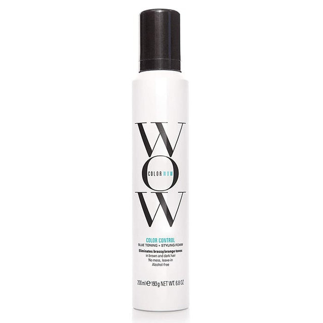 Color Wow Color Control Blue Toning and Styling Foam 200ml - KOOS • alles voor de kapper - Color Wow - Mousse