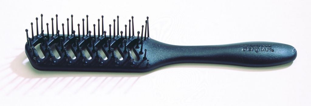 Denman Borstel D200 Black Skeleton Vent 7 rijen - KOOS • alles voor de kapper - Denman - Haarborstels