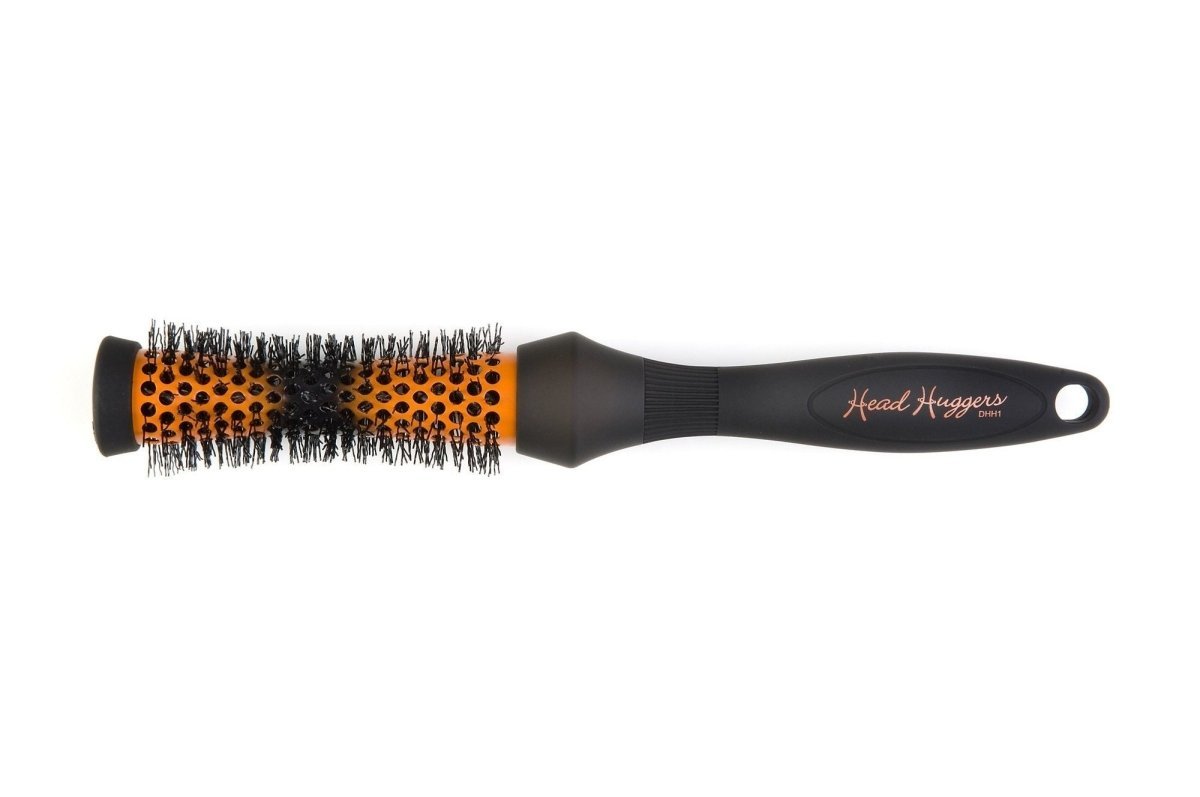 Denman Head Huggers S 25mm Zwart/Oranje - KOOS • alles voor de kapper - Denman - Haarborstels