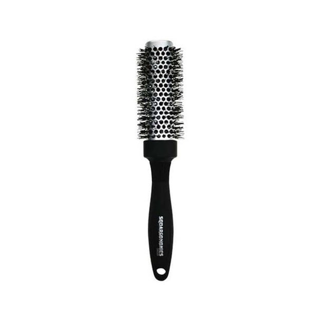 Denman Squargonomics L = 33mm Zwart/Zilver - KOOS • alles voor de kapper - Denman - Haarborstels