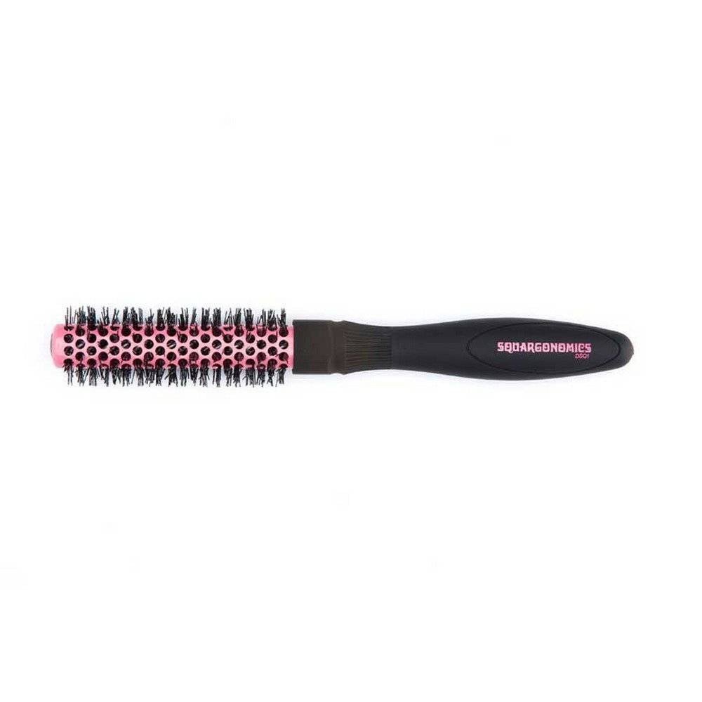 Denman Squargonomics M = 25mm Zwart/Pink - KOOS • alles voor de kapper - Denman - Haarborstels