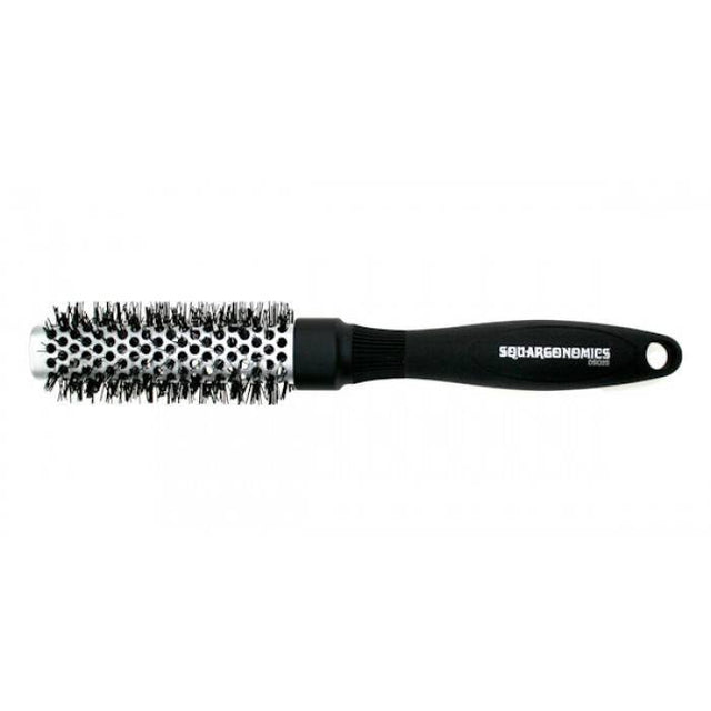 Denman Squargonomics M = 25mm Zwart/Zilver - KOOS • alles voor de kapper - Denman - Haarborstels