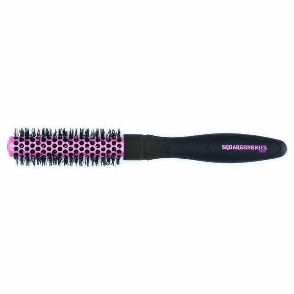 Denman Squargonomics S = 20mm Zwart/Pink - KOOS • alles voor de kapper - Denman - Haarborstels
