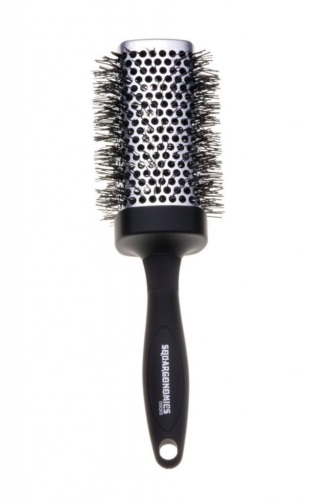 Denman Squargonomics Xxl = 53 Mm Zwart/Zilver - KOOS • alles voor de kapper - Denman - Haarborstels