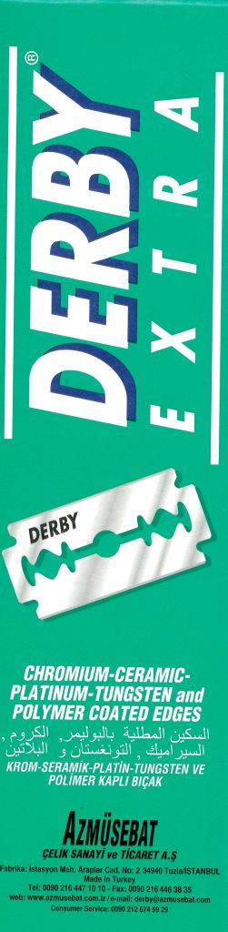Derby Platinum Razor Blades Green 20 x 5st. - KOOS • alles voor de kapper - Eurostil - Kappersmes