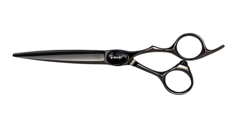 E-Kwip+ Kappersschaar Primus Black Titanium - KOOS • alles voor de kapper - E-kwip - Kappersschaar