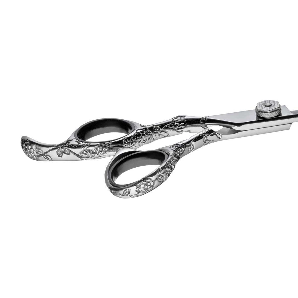 E-Kwip Schaar Flower Left 5.5 - KOOS • alles voor de kapper - E-Kwip - Kappersschaar