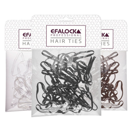 Efalock Hair Ties Silicone Elastiekjes 100st - KOOS • alles voor de kapper - Efalock - Elastiekjes
