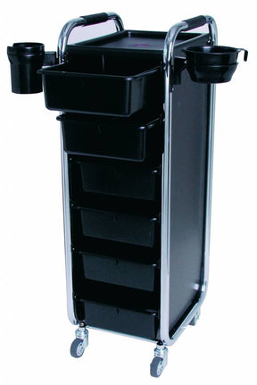 Efalock Werkwagen Piccolo 2002 Zwart - KOOS • alles voor de kapper - Efalock - Werkwagens