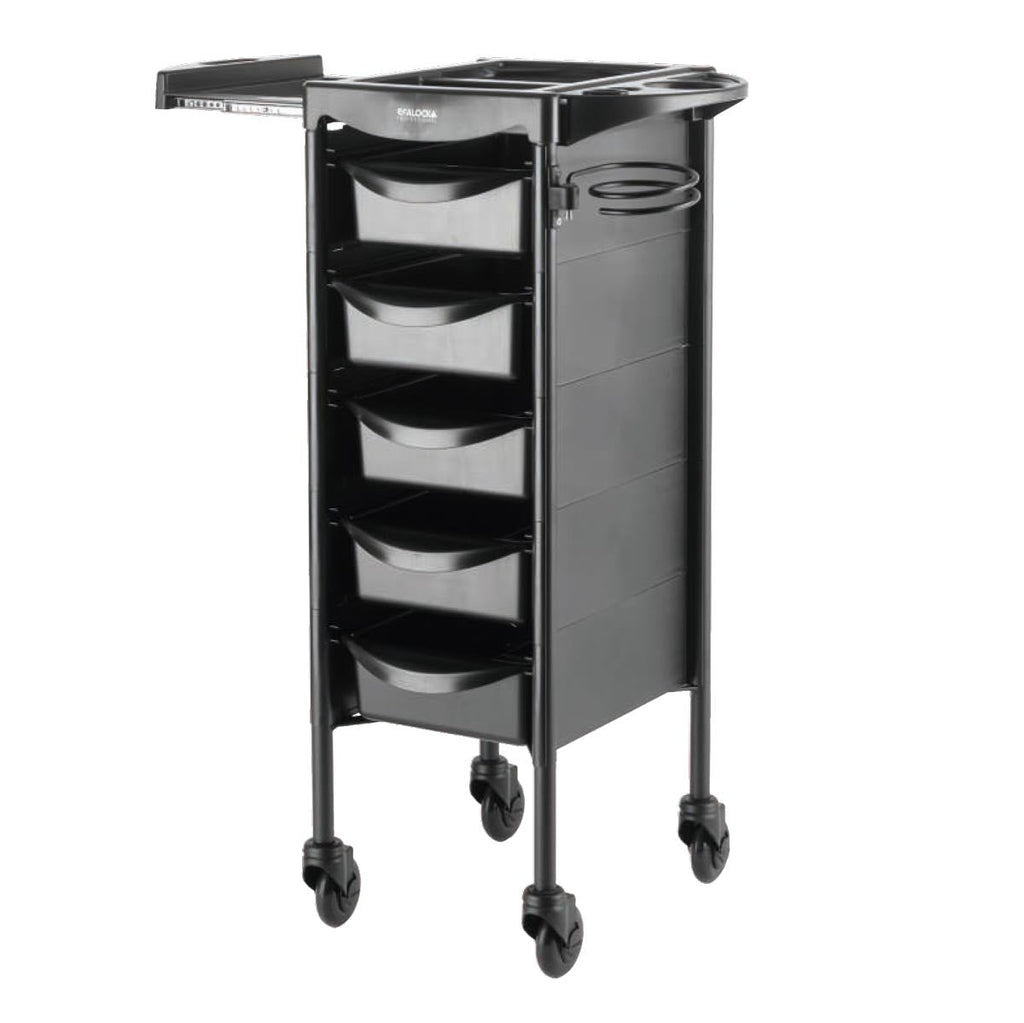 Efalock Werkwagen Piccolo 4002 Zipp Zwart - KOOS • alles voor de kapper - Efalock - Werkwagens