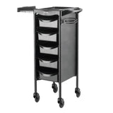 Efalock Werkwagen Piccolo 4002 Zipp Zwart - KOOS • alles voor de kapper - Efalock - Werkwagens