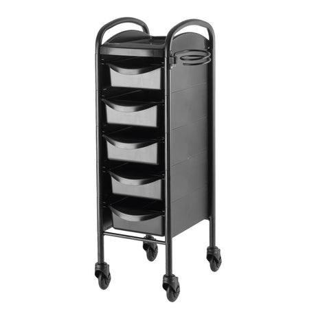 Efalock Werkwagen Piccolo 6002 Zwart - KOOS • alles voor de kapper - Efalock - Werkwagens