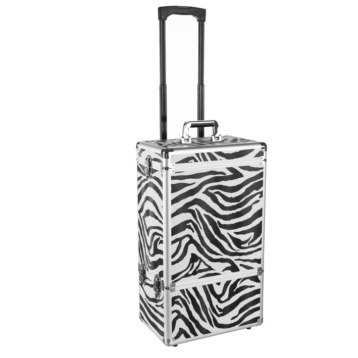 Eurostil Alu Koffer 4 Delig 03178 Zebra - KOOS • alles voor de kapper - Eurostil - Koffers
