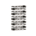 Eurostil Metalen Clips Large 6,5cm 10st - KOOS • alles voor de kapper - Eurostil - Watergolfklemmen
