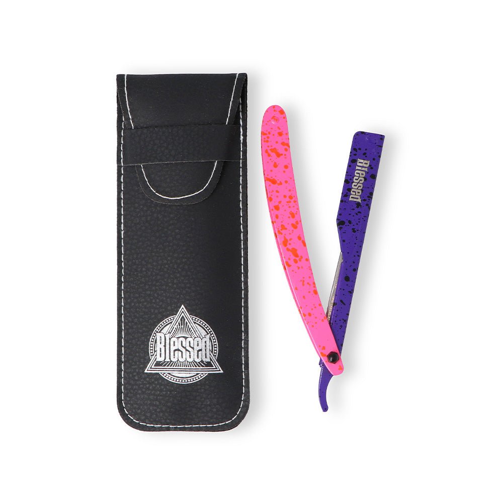 Eurostil Styling Razor Blessed Neon Lila Pink - KOOS • alles voor de kapper - Eurostil - Kappersmes