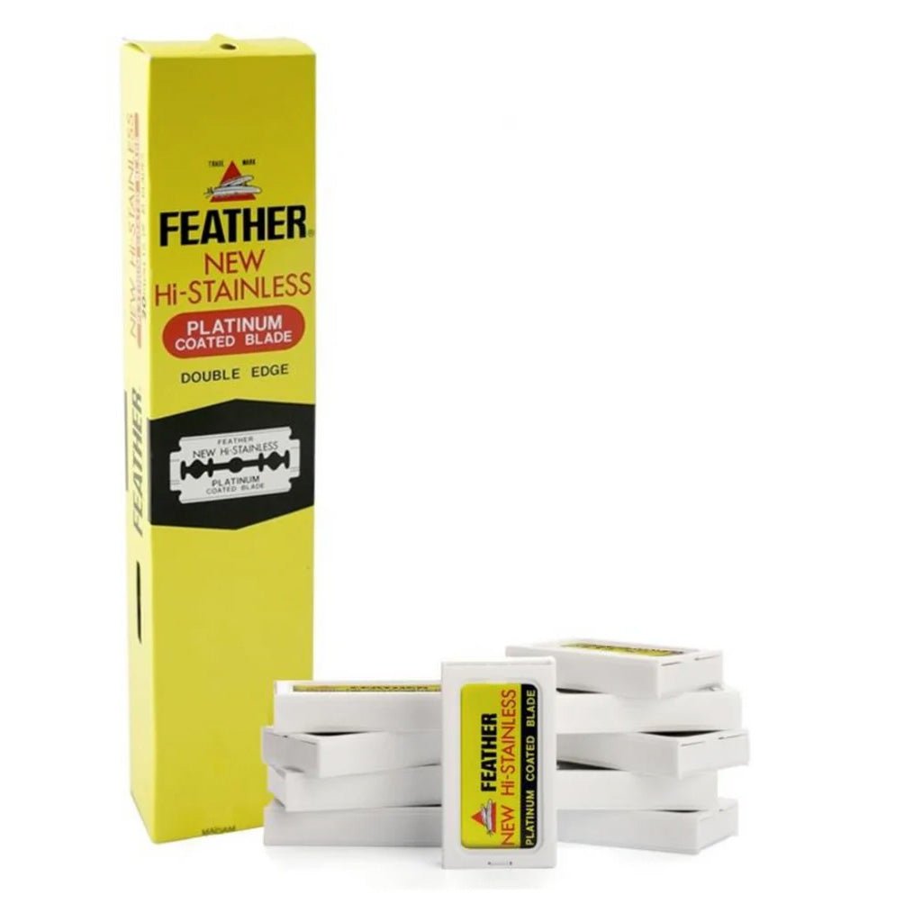 Feather Double Edge Mesjes - KOOS • alles voor de kapper - Feather - Kappersmes