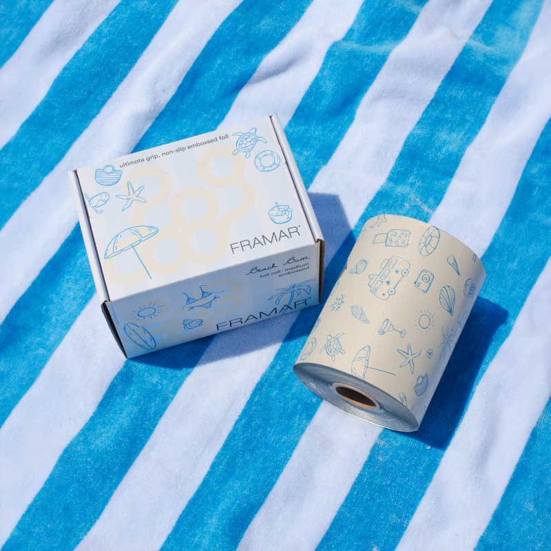 Framar Alufolie Beach Bum Embossed 98m - KOOS • alles voor de kapper - Framar - Folies