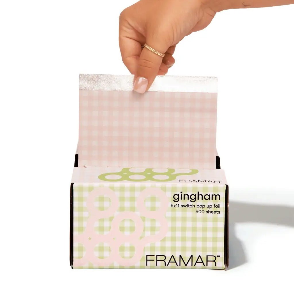 Framar Alufolie Gingham Pop-Up 500st - KOOS • alles voor de kapper - Framar - Folies