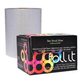 Framar Alufolie Star Struck Silver Embossed Medium 98m - KOOS • alles voor de kapper - Framar - Folies