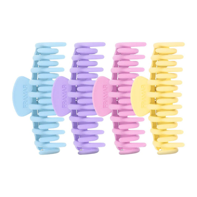 Framar Claw Clips Pastel 4st - KOOS • alles voor de kapper - Framar - Verdeelklemmen