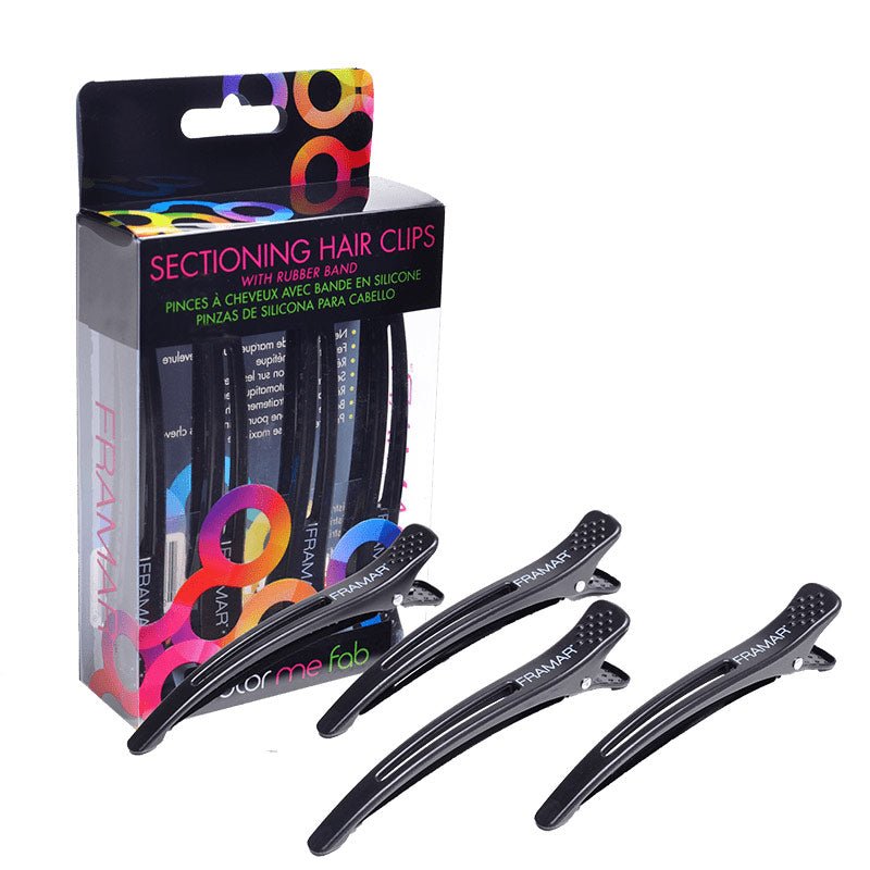 Framar Klemmen Super Sectioners 4st - KOOS • alles voor de kapper - Framar - Verdeelklemmen