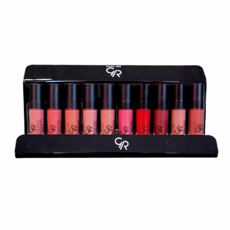 GR Longstay Liquid Matte Lipstick Display - KOOS • alles voor de kapper - Golden Rose - Displays