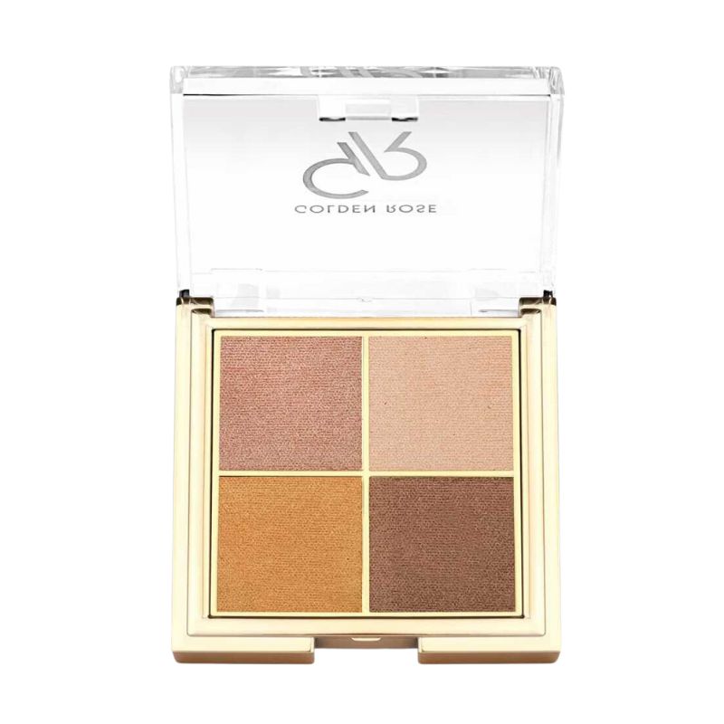 GR Quattro Eyeshadow Palette - KOOS • alles voor de kapper - Golden Rose - Oogschaduw
