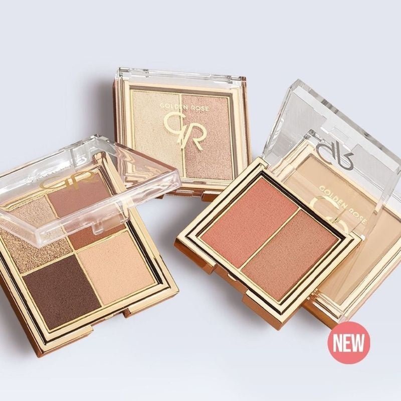 GR Quattro Eyeshadow Palette - KOOS • alles voor de kapper - Golden Rose - Oogschaduw